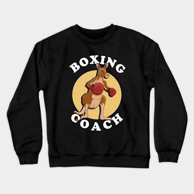 Kangaroo Boxing Coach Crewneck Sweatshirt by TMBTM